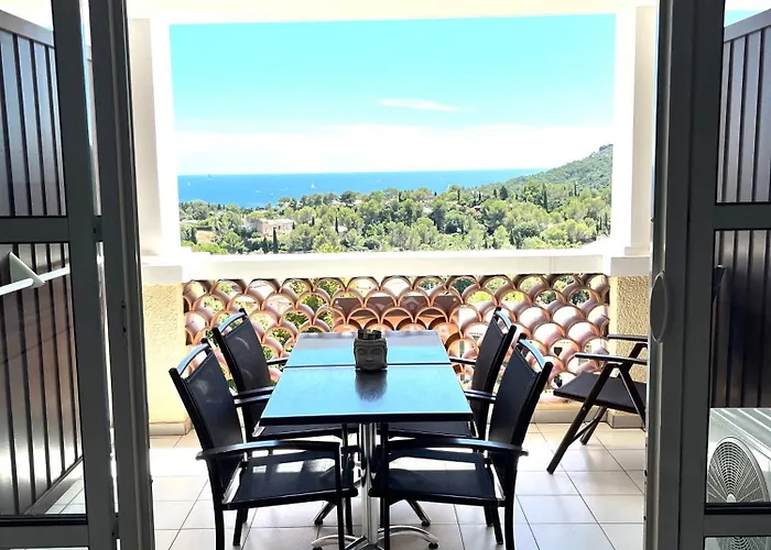 Cap Esterel - T2 Climatise Vue 4/5 Pers - Piscine - Parking