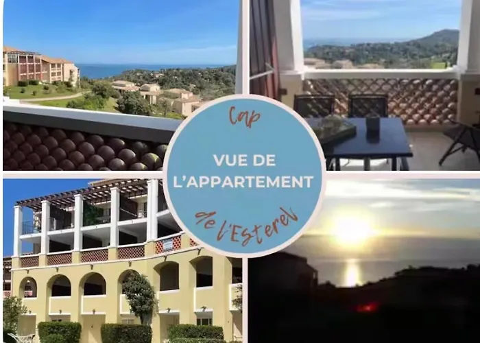 Cap Esterel - T2 Climatise Vue 4/5 Pers - Piscine - Parking Apartamento